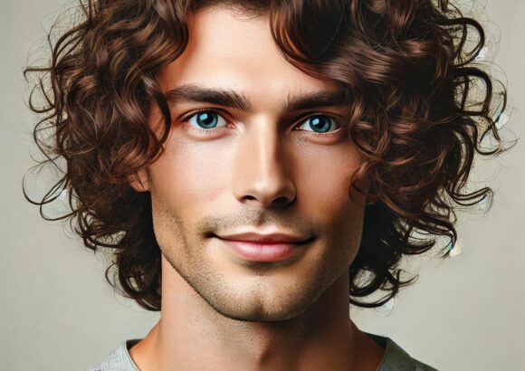 Hair style for curly hair men 2025